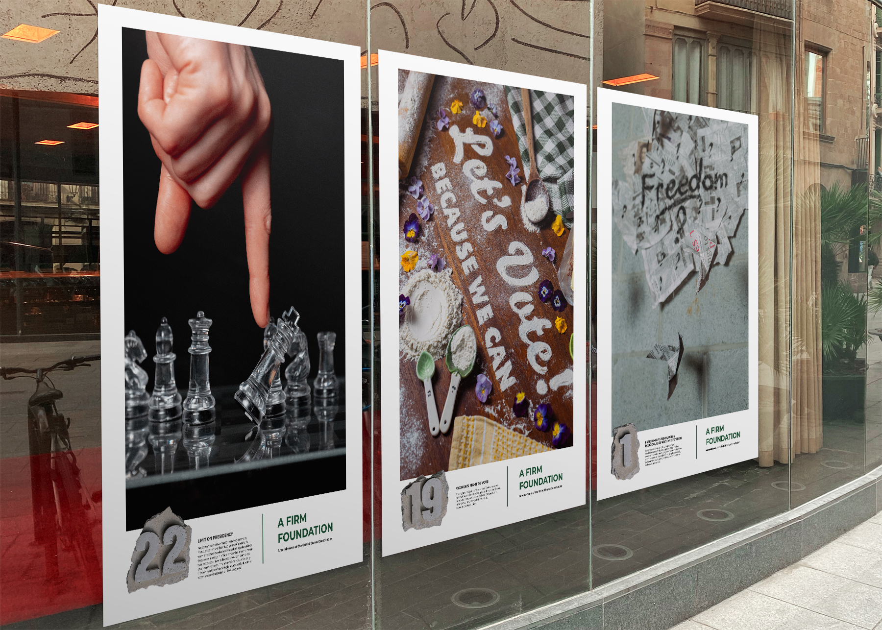 a firm foundation slavery poster