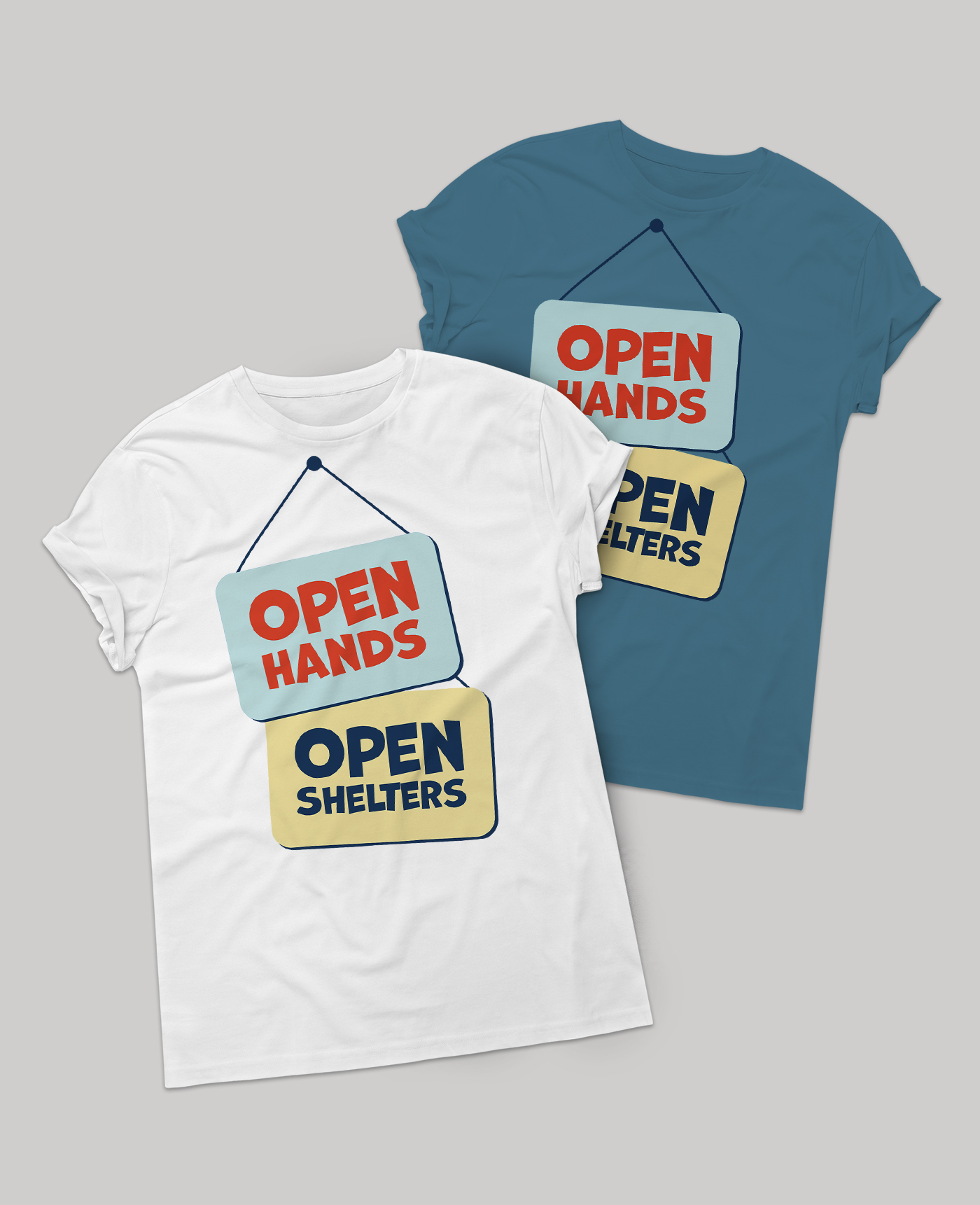 keystone refugee shelter t-shirts